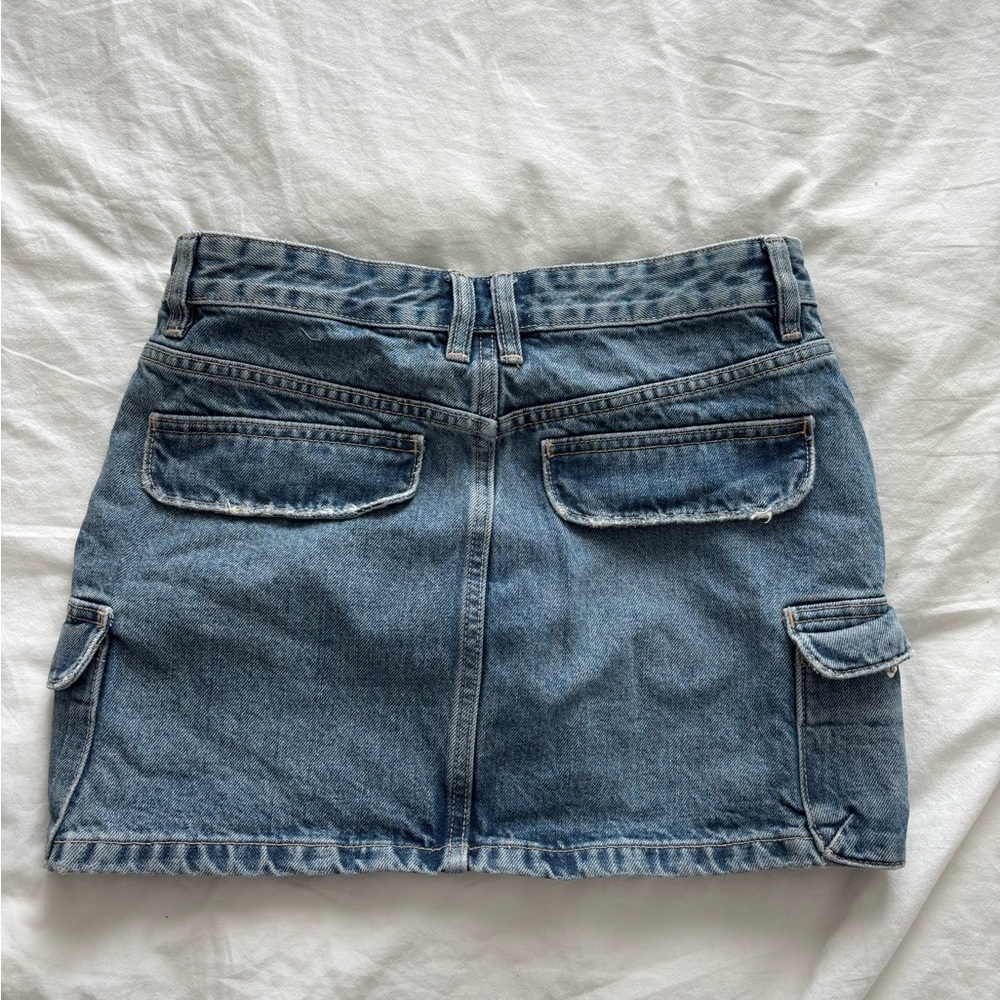 Zara Blue Denim Skirt - Picture 3 of 3
